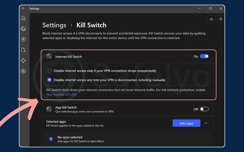 System-level kill switch