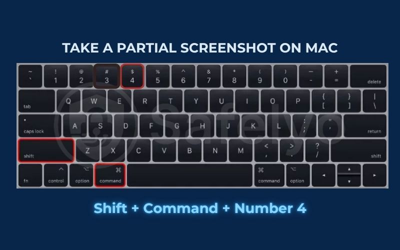 Take a partial screenshot on Mac
