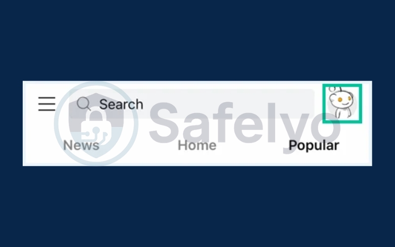 Tap on your Avatar in the top right corner