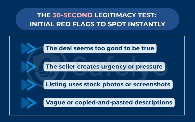 How to tell if a facebook marketplace seller is legit