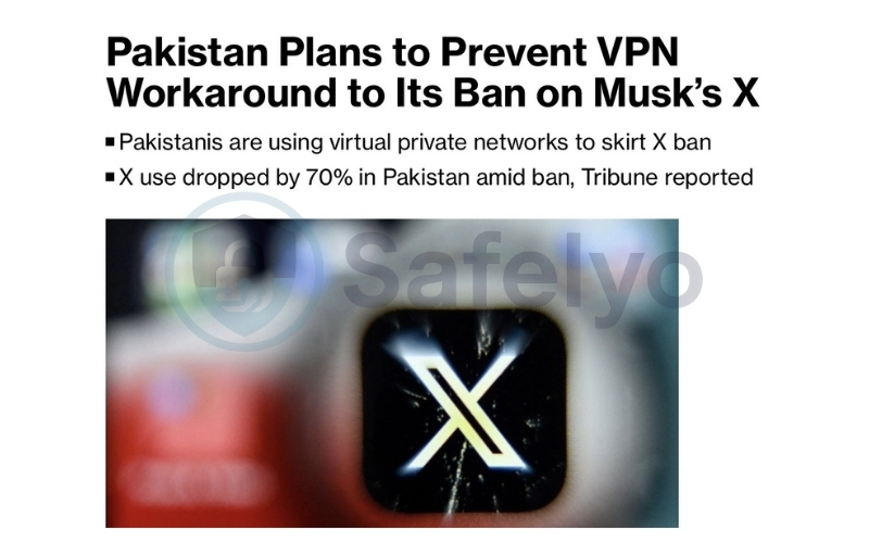 The government of Pakistan has blocked the X platform