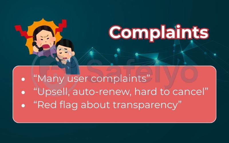 The group on protected.net and user grievances