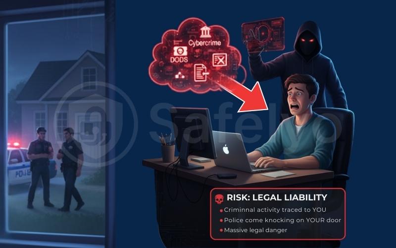 The legal risk of earning crypto by dVPN