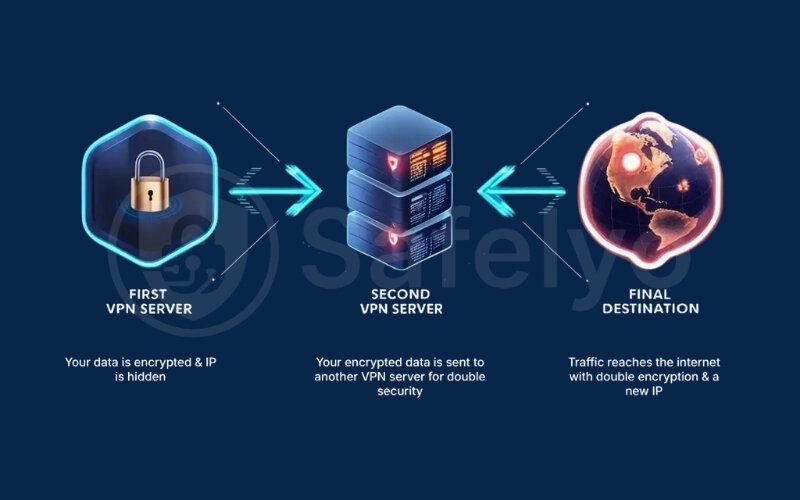 The traffic routing path
