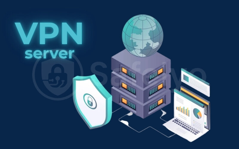 The VPN server is a specially configured remote computer