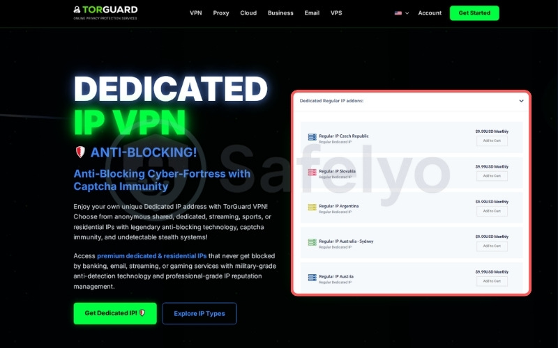 TorGuard - Dedicated IP