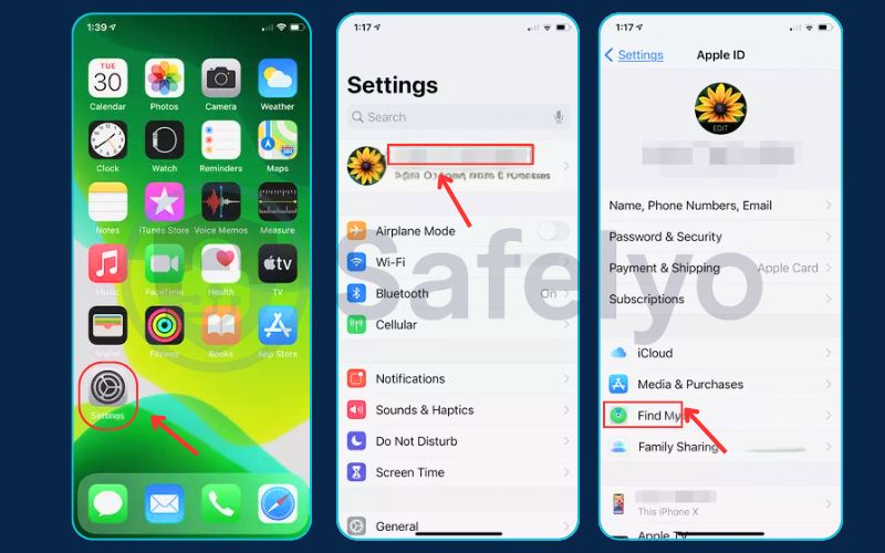 Turn off Find My (1) Turn off Find My (1)