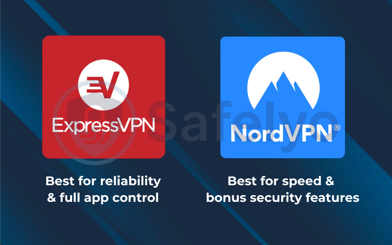 Two of VPN add-ons for Firefox in 2025