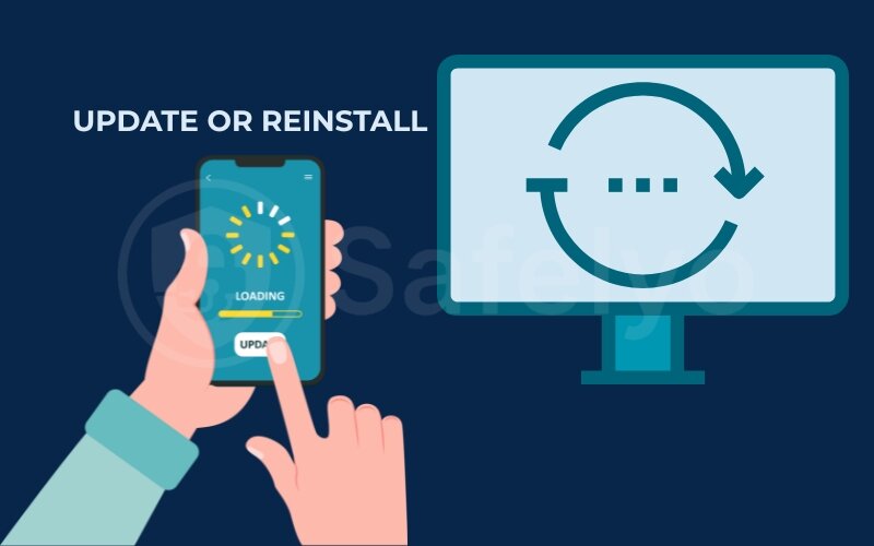Update or reinstall your VPN client and device OS to fix the VPN disconnection