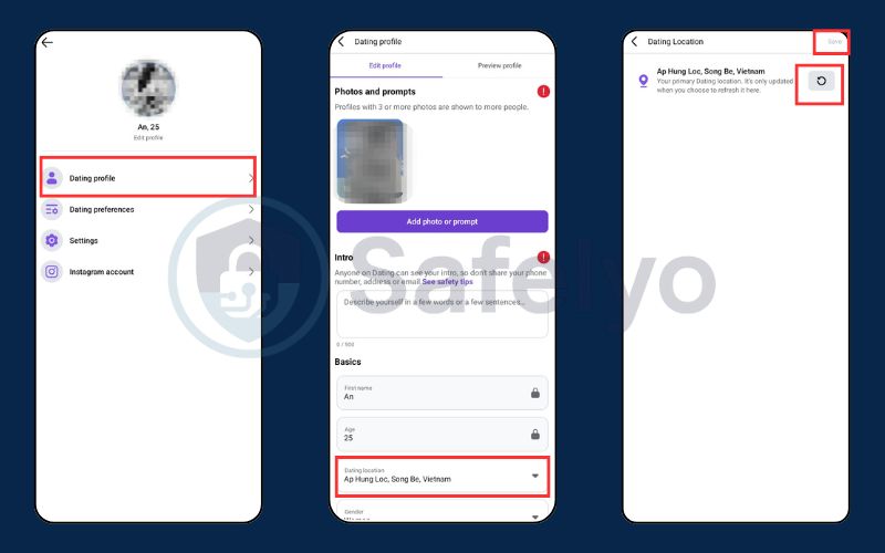 Update your new location