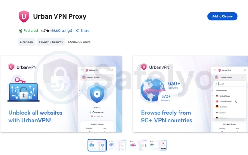 Urban VPN extension