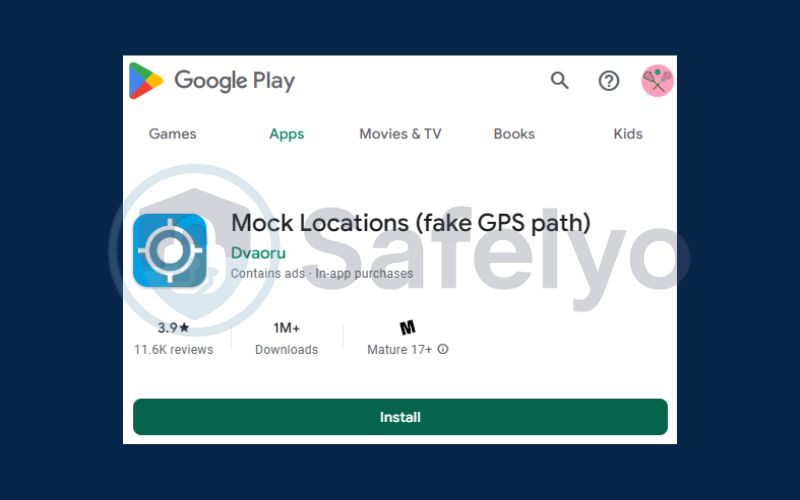 Use a GPS spoofing app to fake your GPS location 2