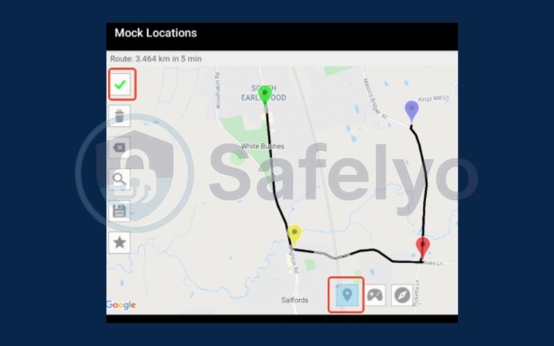 Use a GPS spoofing app to fake your GPS location 4