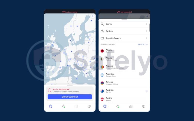 Use a VPN to change your IP-based location 2