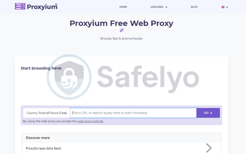 Use a web proxy or proxy extension