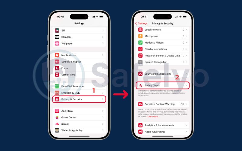 Use Apple's Safety Check (your privacy superpower) Use Apple's Safety Check (your privacy superpower)