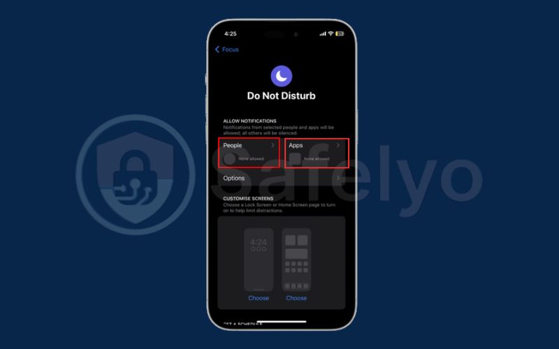 Use focus mode to silence notifications 2