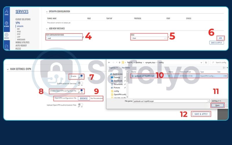 Use free OpenVPN config files (2) Use free OpenVPN config files (2)