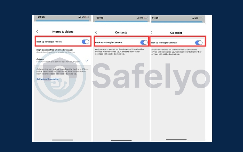 Use Google Drive to backup iPhone without iCloud 2