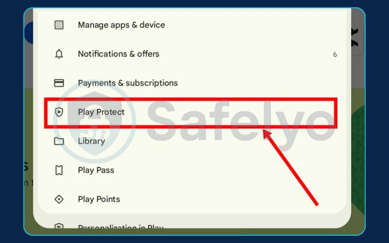 Use the built-in Google Play Protect scanner (2) Use the built-in Google Play Protect scanner (2)