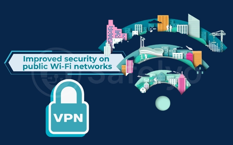 Using a VPN  can improve security on public Wi-Fi networks