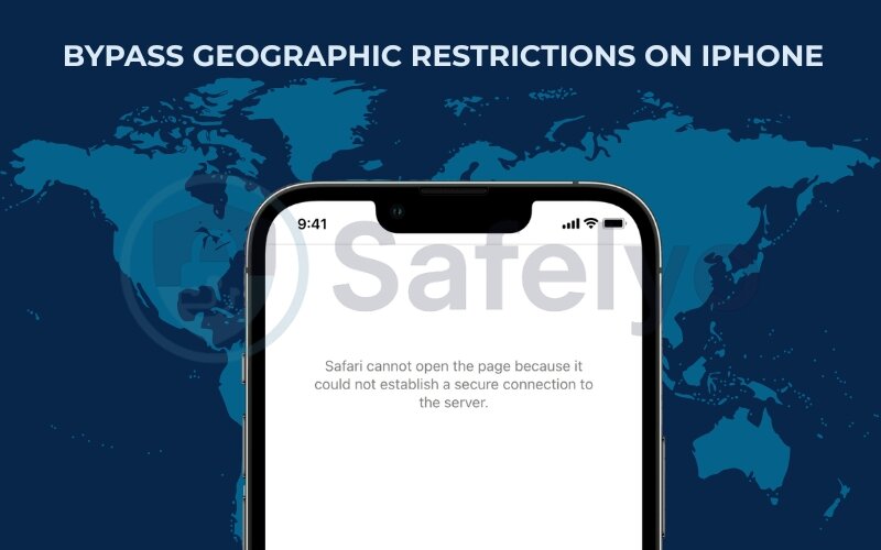 Using a VPN helps iOS users access geo-restricted content, apps, and services