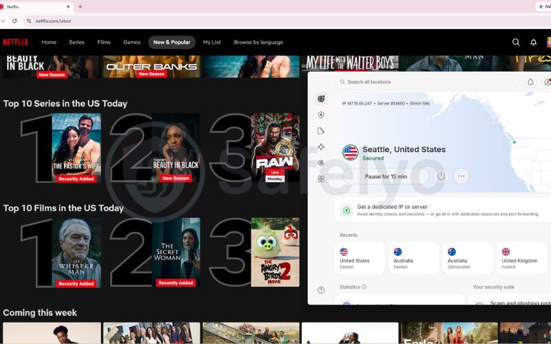 Using a VPN with Netflix is legal under US law