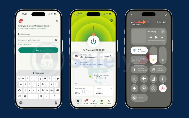 Using dedicated VPN applications from the App Store