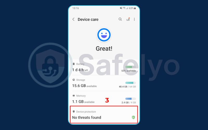 Using Device Care (2) Using Device Care (2)