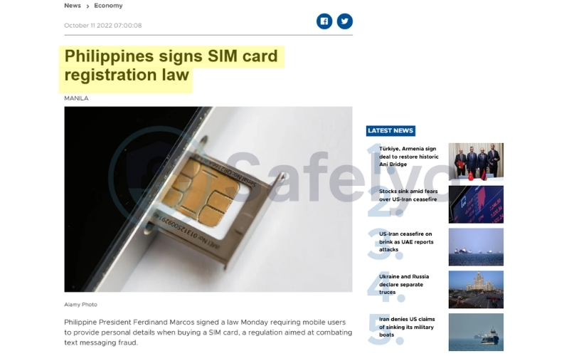 Using VPN for protecting your data under the SIM card registration act