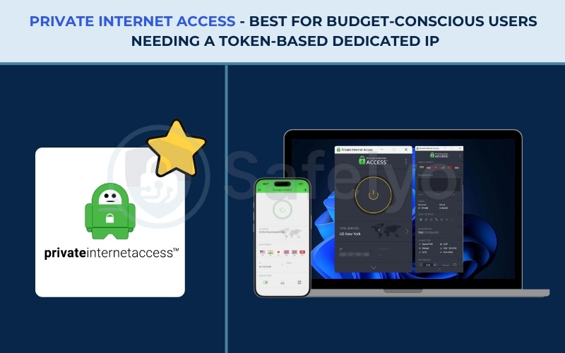 VPN with Dedicated IP - PIA 