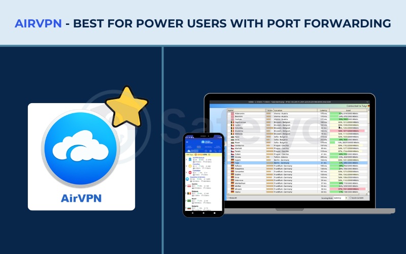 VPN with port forwarding - AirVPN