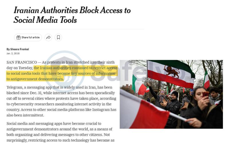 VPNs can unblock essential social media in Iran