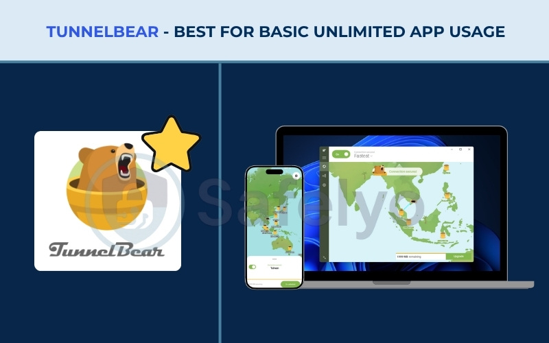 VPNs with Multi-device support - TunnelBear
