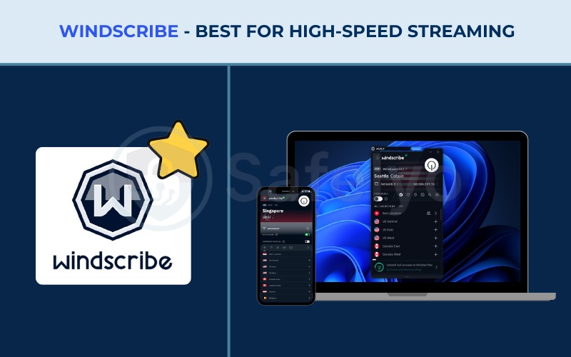 VPNs with Multi-device support - Windscribe