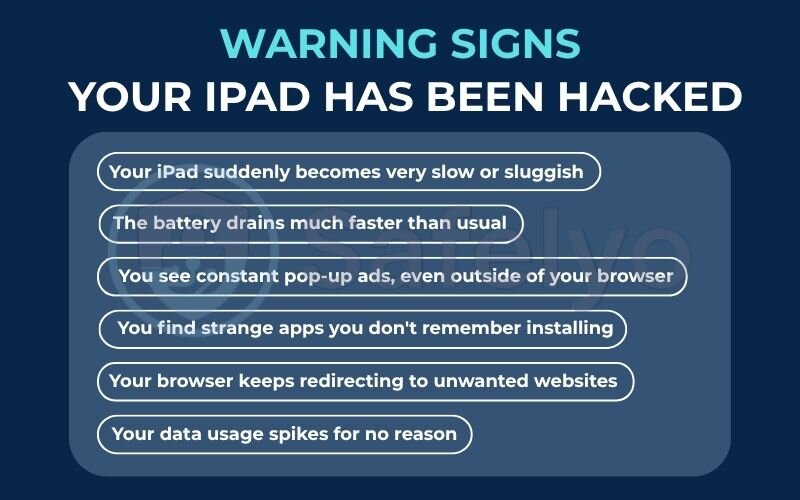 Warning signs your iPad has been hacked
