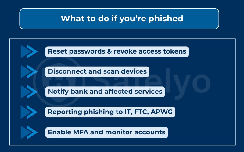 What to do if you’re phished