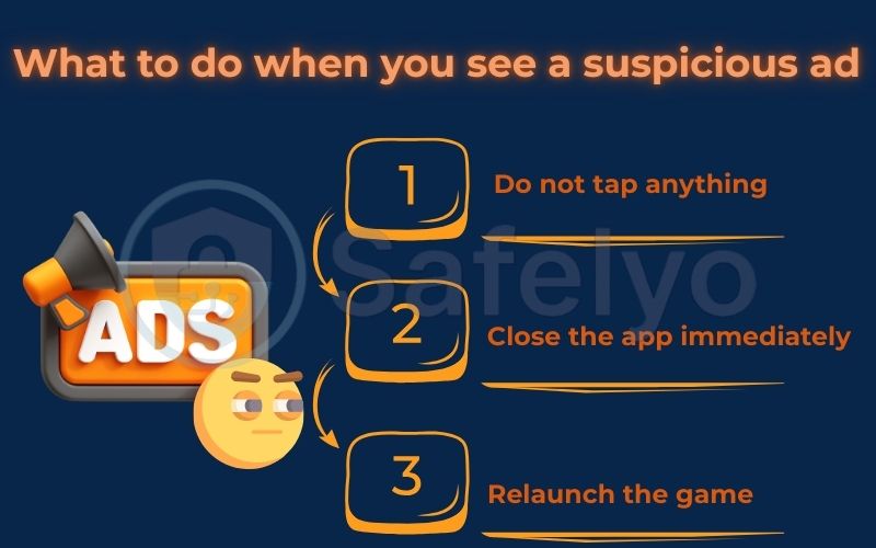 What to do when you see a suspicious ad What to do when you see a suspicious ad