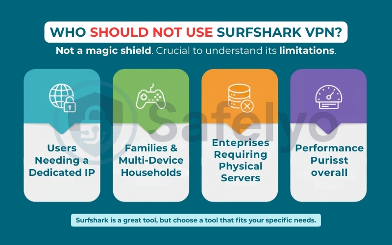 Who should not use Surfshark VPN