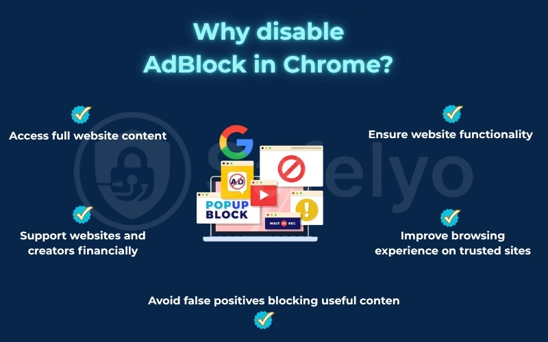 Why disable AdBlock in Chrome