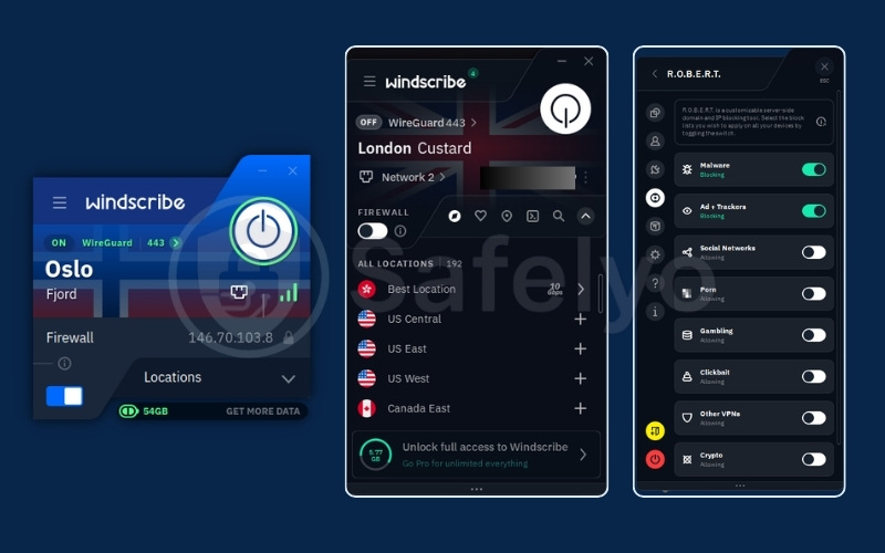 Windscribe VPN - Apps and user experience