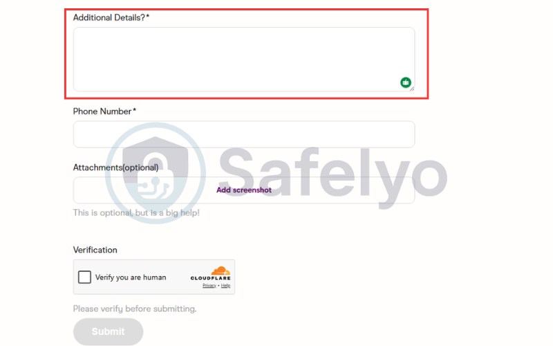 Write a successful appeal message