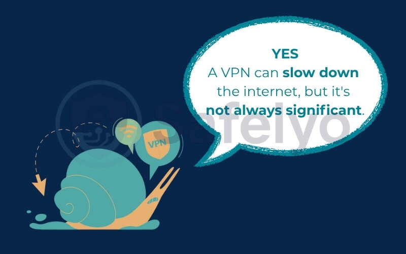 Yes, a VPN can slow down the internet, but it's not always significant. Yes, a VPN can slow down the internet, but it's not always significant.